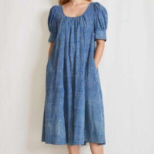Apiece Apart Miela Gingham Maxi Dress